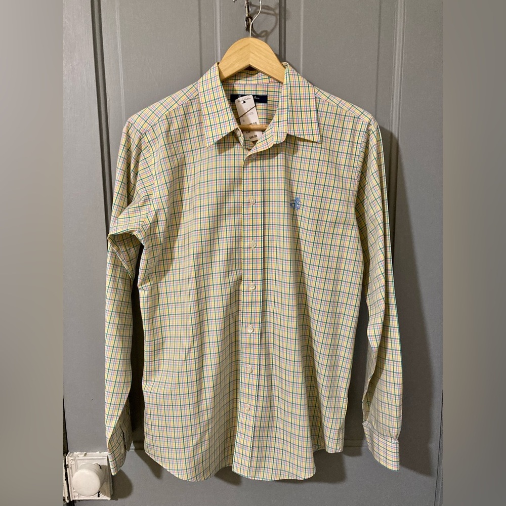 Multicolored Striped Brooks Brothers Button Down Dress Shirt Men’s Size XL